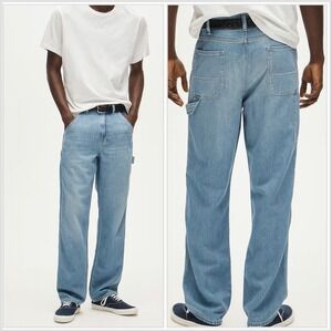 Wallace & Barnes cotton Linen carpenter jeans Pant Men's Size 31 Soft Fabric NWT